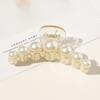 New Big Pearls Acrylic Hair Claw Clips Crab Hairpins Large Makeup Hair Styling Barrettes for Women Hair Accessories Bow Hairgrip