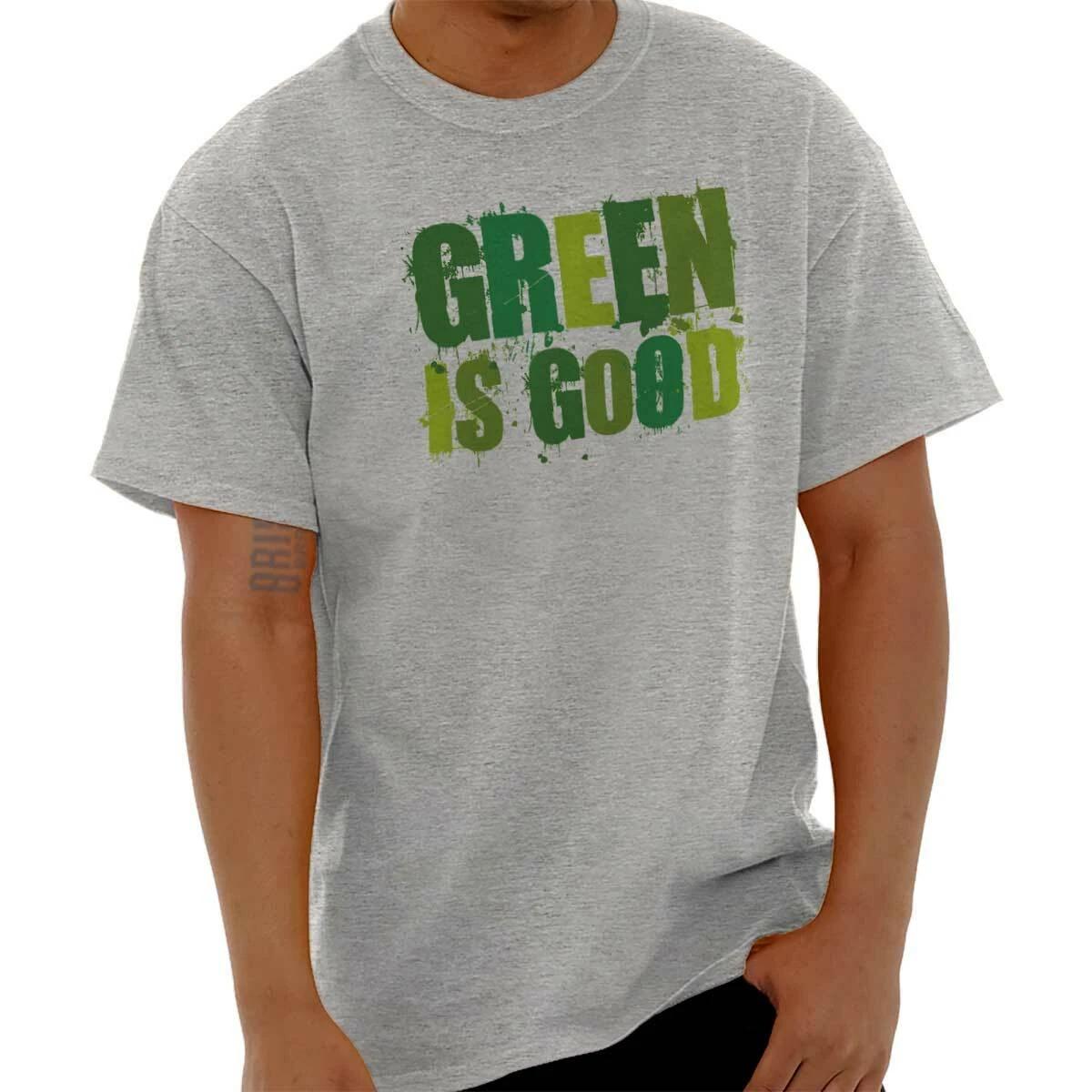 Go Green Planet Earth Reduce Recycle Reuse Womens or Mens Crewneck T Shirt Tee S