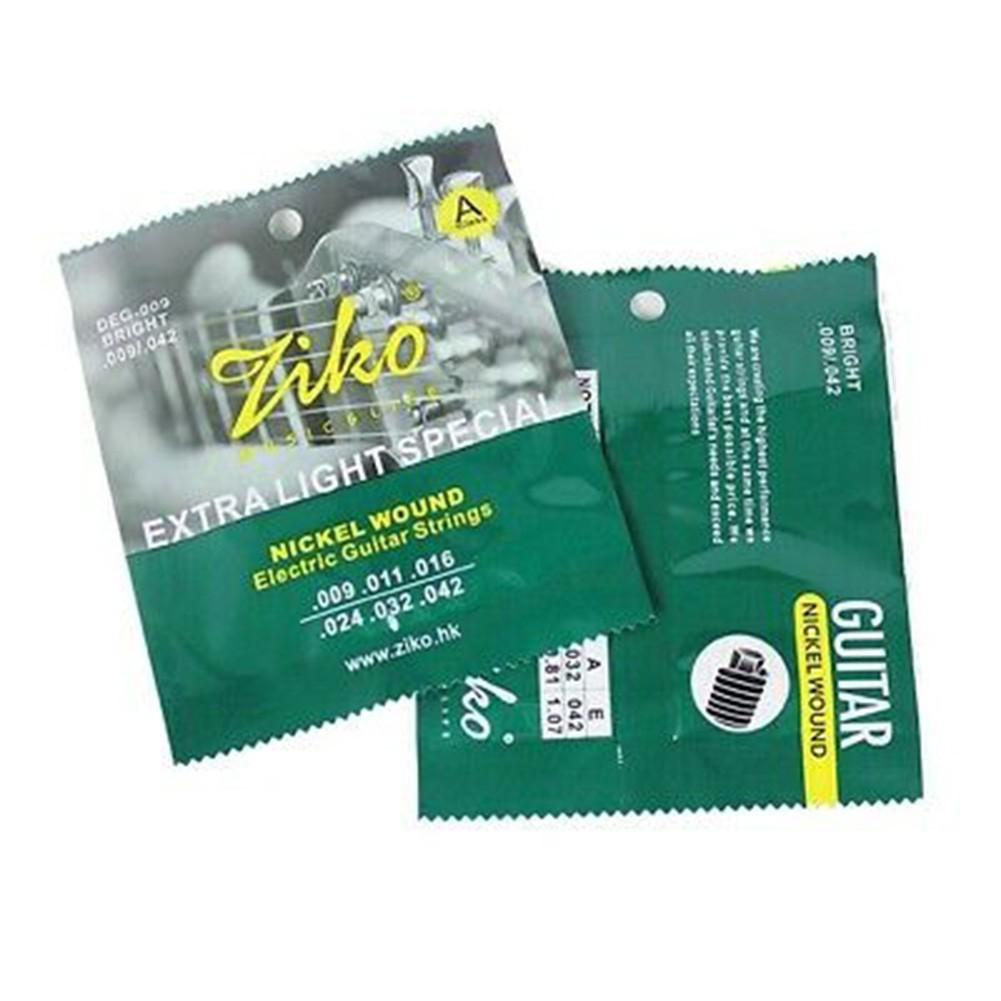 3 Packs - Ziko Electric Guitar Strings Set Extra Light Soft Electric DEG-009