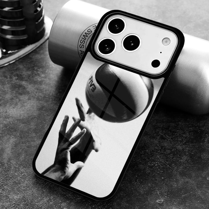 Волейбольный расписной чехол для телефона для iPhone 17, 16e, 15, 14, 13, 12, 11, Mini, Pro, MAX, мягкий силиконовый чехол iPhone 15 Plus