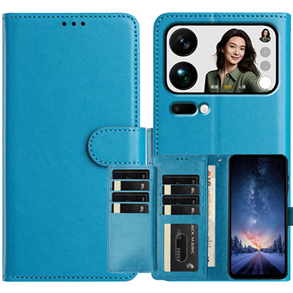 For Xiaomi 17 Pro Max Wallet Phone Case Stand PU Leather Folio Flip Cover with 8 Card Slot