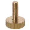 5pcs Copper Flat Head M4x 6-14mm Flat Brass Bolts PC Knurled Thumb Screws