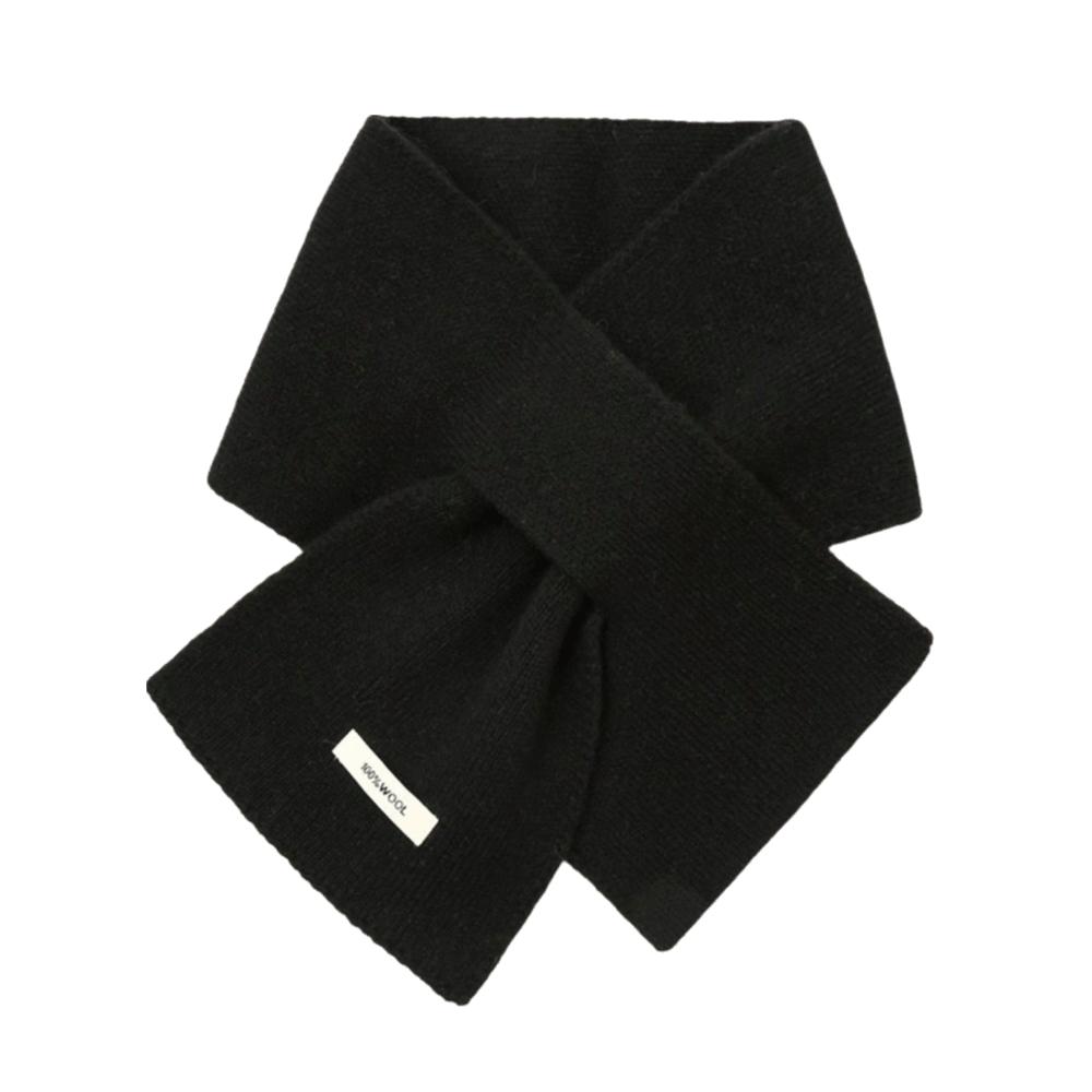 Windproof Wool Knitted Scarf Thickened Women Winter Neckerchief Apparel Accessories