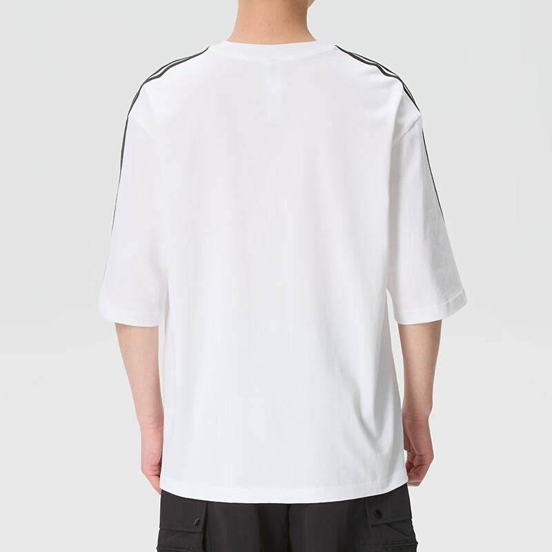Adidas Originals 3S Round Neck Sports Breathable Cotton Short Sleeve T-Shirt Men Tops KG6332