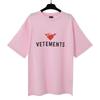 Unisex Oversized Cotton T-Shirt With Bold Letter Print Vintage Washed Loose Fit Casual Tee
