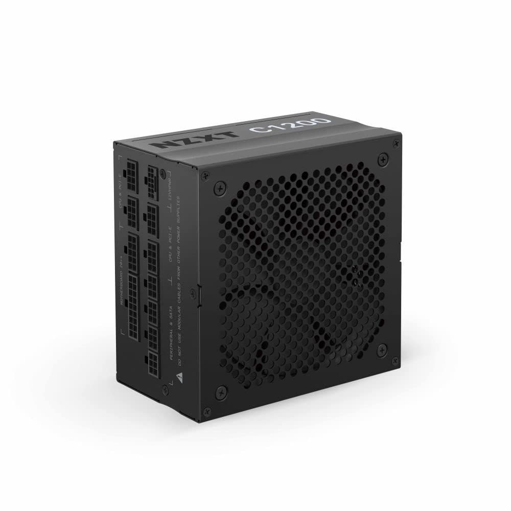 NZXT C1200 Gold PC Power Supply Unit 1200W 80PLUS Gold 3180 Power Supply ATX3.0 PA-2G1BB-JP Plug-in
