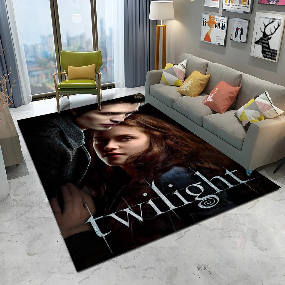 3D-Druck The Twilight Saga HD Teppich für Zuhause Wohnzimmer Schlafzimmer Sofa Fußmatte Dekor, Kinder Spielbereich Teppich Rutschfeste Bodenmatte