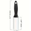 1 One Handle 40 Sheets Sticky Lint Roller Pet Hair Remover Clothes