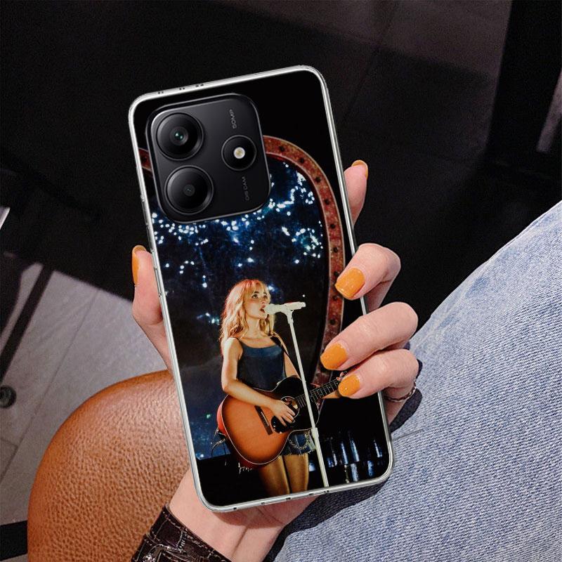 CR66 S-Sabrina C-Carpenter Phone Case For Xiaomi Redmi Note 15 14 13 12S 12 11 Pro Plus 14S 11S 11E 10 10S 11T 5G Personalized C