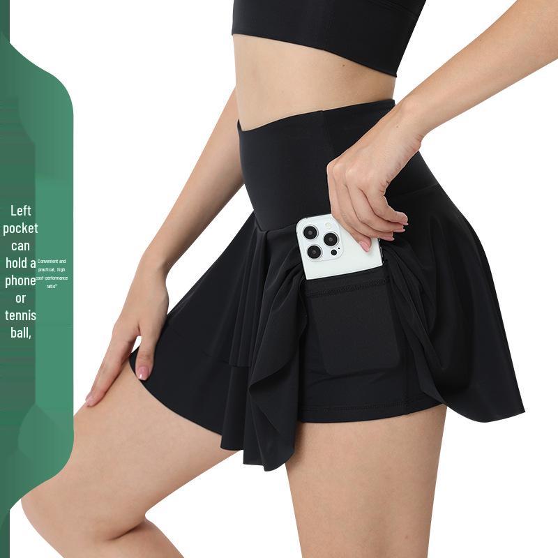 Women's Multi-Sport Skort: Double Layer for Tennis, Badminton, Running, Yoga, Golf, and Fitness.