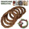 Christmas Artificial Vine Ring Wreath Rattan Wicker DIY Garland Xmas Party Decor Rattan Ring DIY Garland