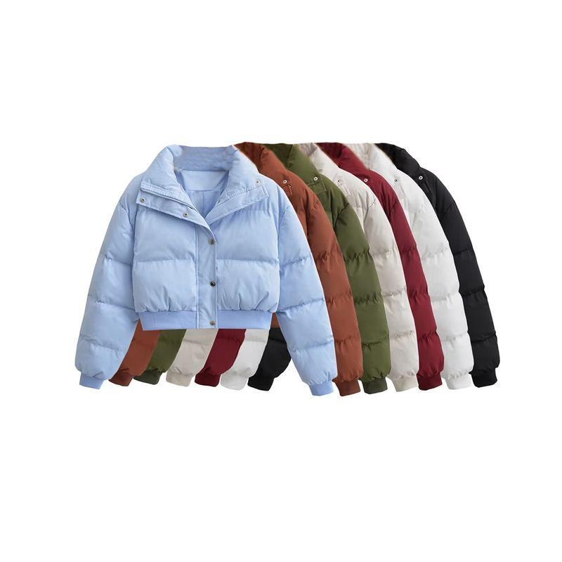 Kaslead New Arrival Women's Clothing Fashion Style Fashion Minimalist Wild Candy Color Short Down Coat Outwear