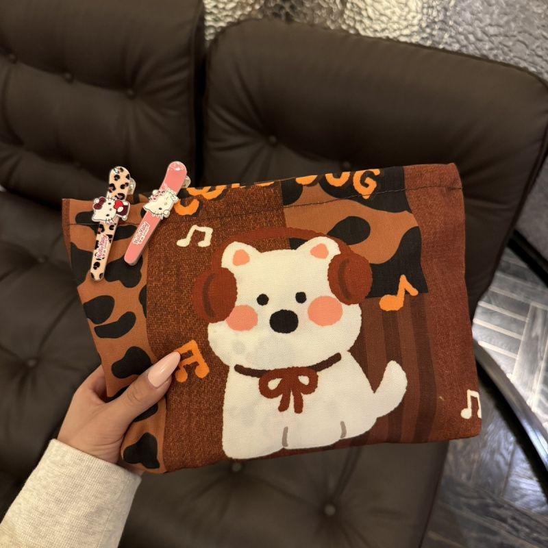 Large Capacity Makeup Bag Clutch Cosmetic Organizer Travel Wash Toiletries Storage Bag Makeup Pouch