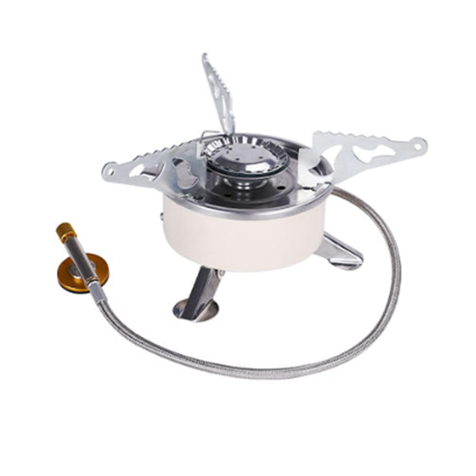 

Portable Backpacking Stove Mini Camping Wind Proof Gas Stove Furnaces Foldable Burners for Outdoor Camping Hiking Picnic