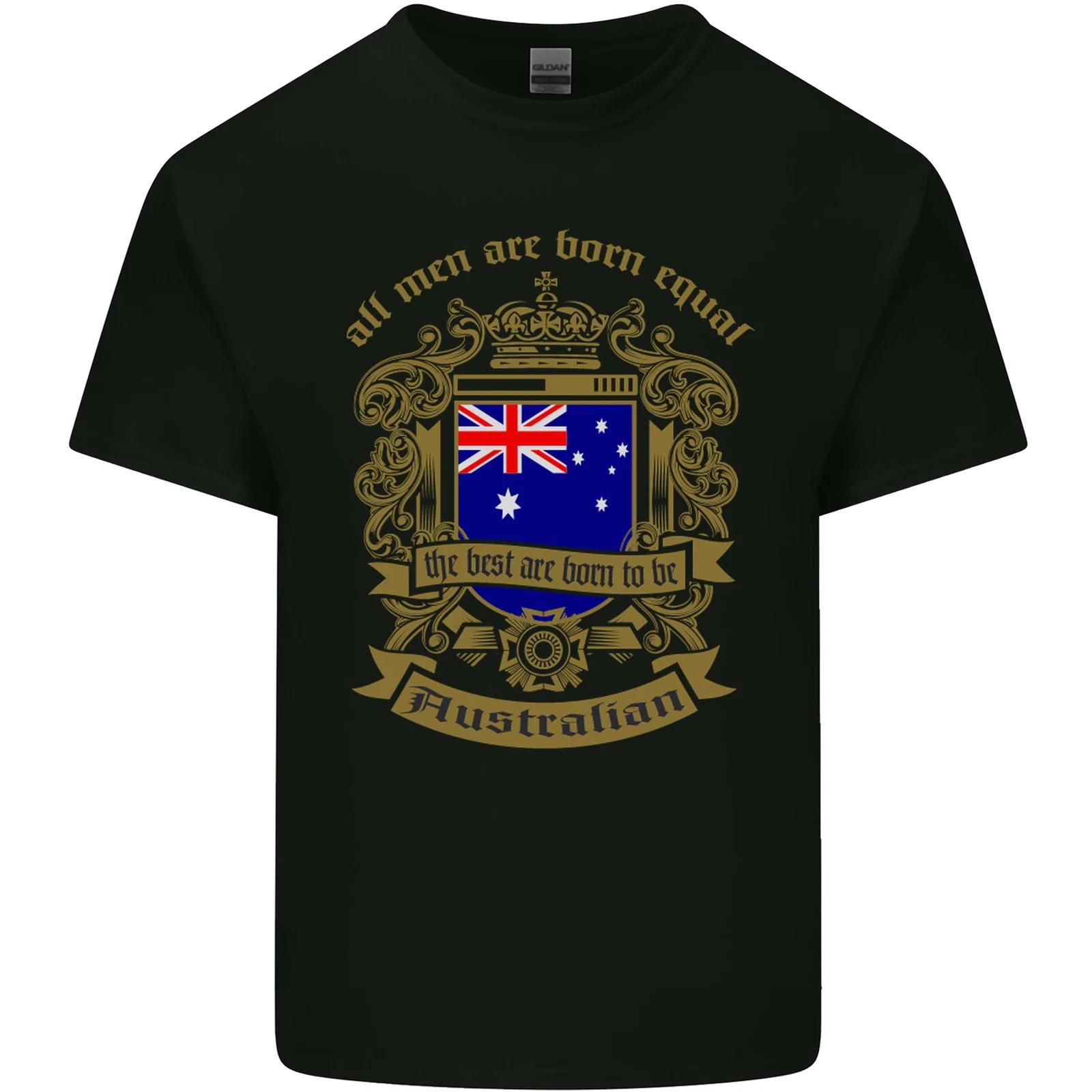 All Men Are Born Equal Australian Australia Kids T-Shirt Childrens 4XL