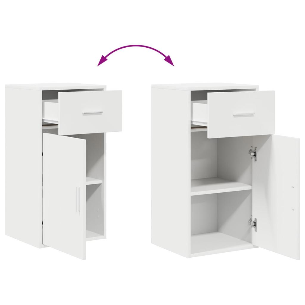Schubladenschrank, Badezimmerschrank, Flurschubladenschrank, Wohnzimmer-Seitenschrank, 34 X 38 X 75 Cm