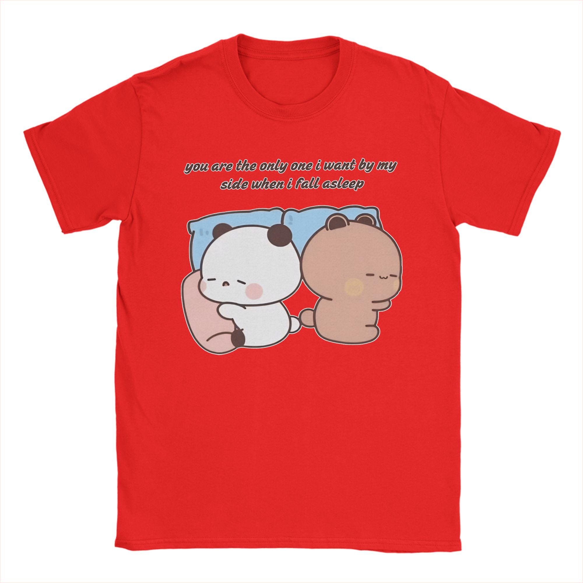 Мужская футболка Ты единственный, кого я хочу видеть рядом, когда БуБу ДуДу 2026 Новинка 100% Хлопок Футболка с коротким рукавом Футболка S