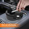 Smart Vehicle-Mounted Ashtray Infrared & Touch Sensing One-Click Open-Close Dual-Use for Car & Home Flame-Retardant Metal Liner