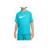 T-Shirt Stylish Simple Comfortable Short Sleeve Kids Tops Blue HF8100-345