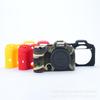 Silicone Camera Cover Case Canon EOS R7 DSLR Mirrorless - Shockproof Lightweight Protective Sleeve In Black Camo Red