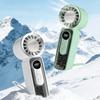 Portable Handheld Fan With Cooling Function And Usb Rechargeable For Travel And Outdoor Use