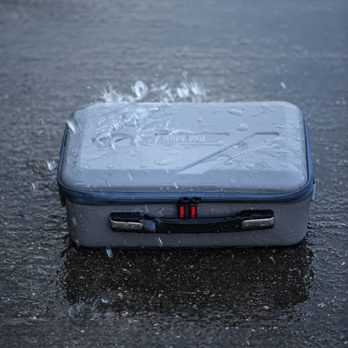 DJI RS4 Mini Compatible Storage Case, PU Waterproof Carrying Case, Portable Storage Shoulder Bag, Travel Case with Full Protection, Dustproof, and Sho