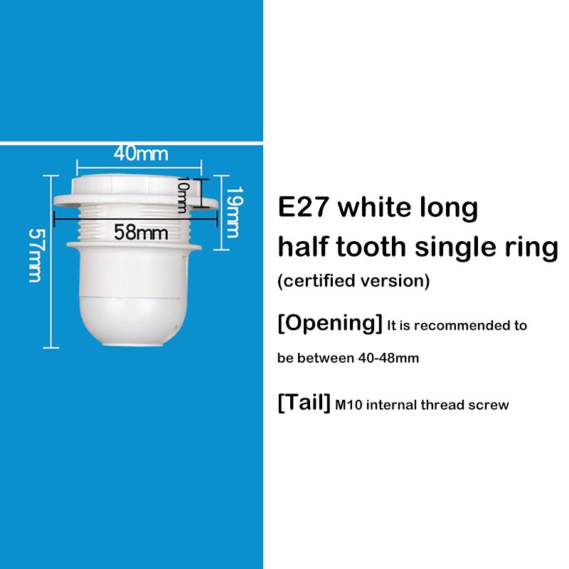Lâmpada LED Base de Lâmpada Cabeça Suporte de Energia Soquete AC para Lâmpada E14 E27 M10 Soquete Elétrico para Pendente Conversor de Rosca para Abajur