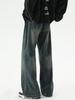 American Retro Wide-leg Straight Jeans Men's and Women's Vibe High Street Ifashion Trousers Flared Pants Loose Pants