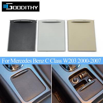 W203 Innenraum Mittelkonsole Getränkebecherhalter Abdeckung Blind Schiebeschieber Für Mercedes Benz C-Klasse 2000-2007 2036800123