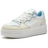 Anta Jelly Shoes 2 Comfortable Versatile Breathable Lightweight Increased Height Low Top Skate Shoes Women sneaker White Blue Beige 122528032-3