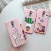 Liebesherz Hülle für Huawei Mate 9 Lite Für Huawei Honor 6X GR5 2017 Handyhülle Silikon Katze Kaktus Avocado Bemalt Mattes Cover