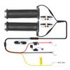 Electric Heated Motorcycle Handlebar Grips Heated Hand Grips 5 Gear Temperature Control Waterproof Design Simple Install