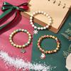 3-Piece Christmas Enamel Charm Bracelet Set