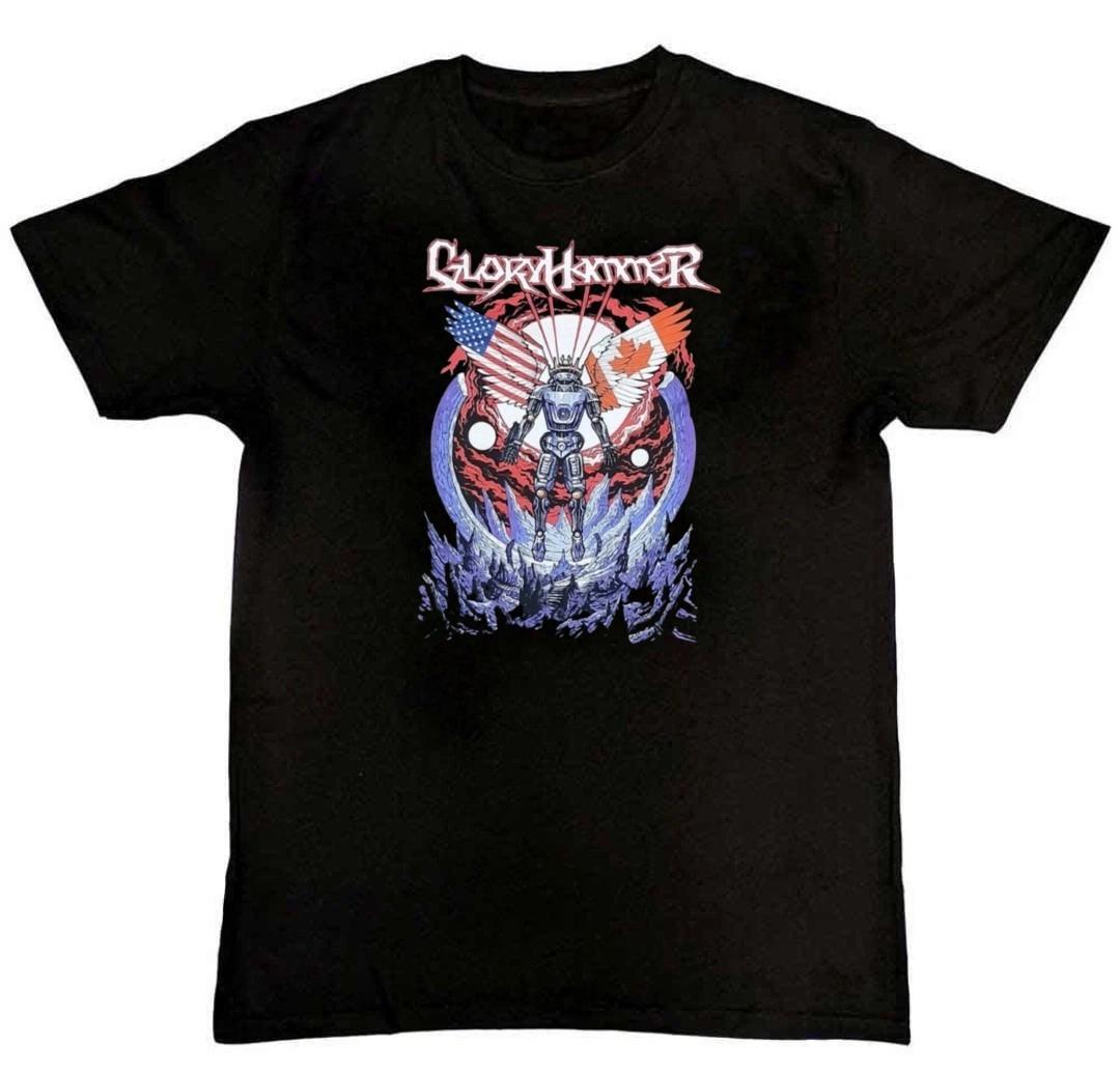 Gloryhammer Band Tour Graphic Print Mens T-Shirt S