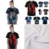Stylish Men 3d T-shirts With Dragon Ball Z Fighting Super Saiyan Vegeta Print