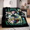 Custom 1pc Midoriya's Dynamic Poses Blanket, Soft And Comfortable Blanket, Casual Warm, Camping Travel Blanket, Birthday Gift Q912104