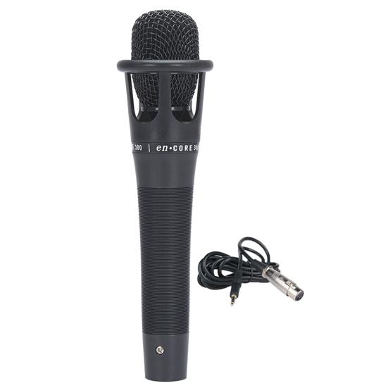 E300 Condenser Microphone Professional High Sensitivity Computer Karaoke Handheld Microphone with Audio Cable for Studio Recording