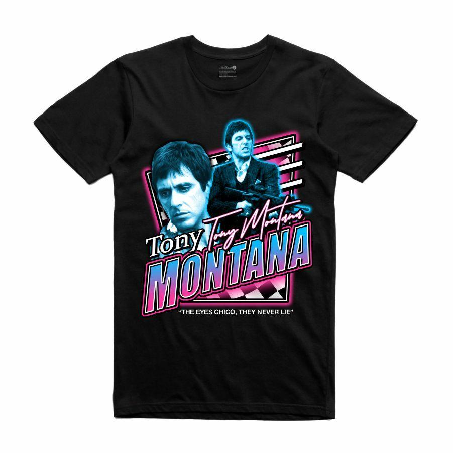 NEW Streetwear on Demand MOTION SCARFACE BLACK Tee Shirt SMALL-3XLARGE LIMITED