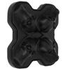 4 Grid Skull Shape Ice Tray Mold Food Grade Silicone Ice Cream Mold for Kitchen Summer