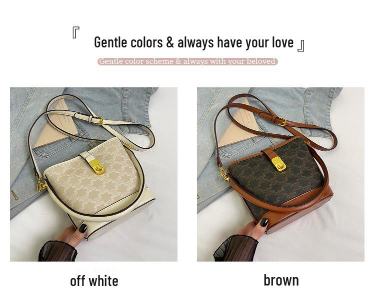 Handtasche im koreanischen Stil, trendig, luxuriös bedruckt: Damen Vielseitige Schulter- & Umhängetasche