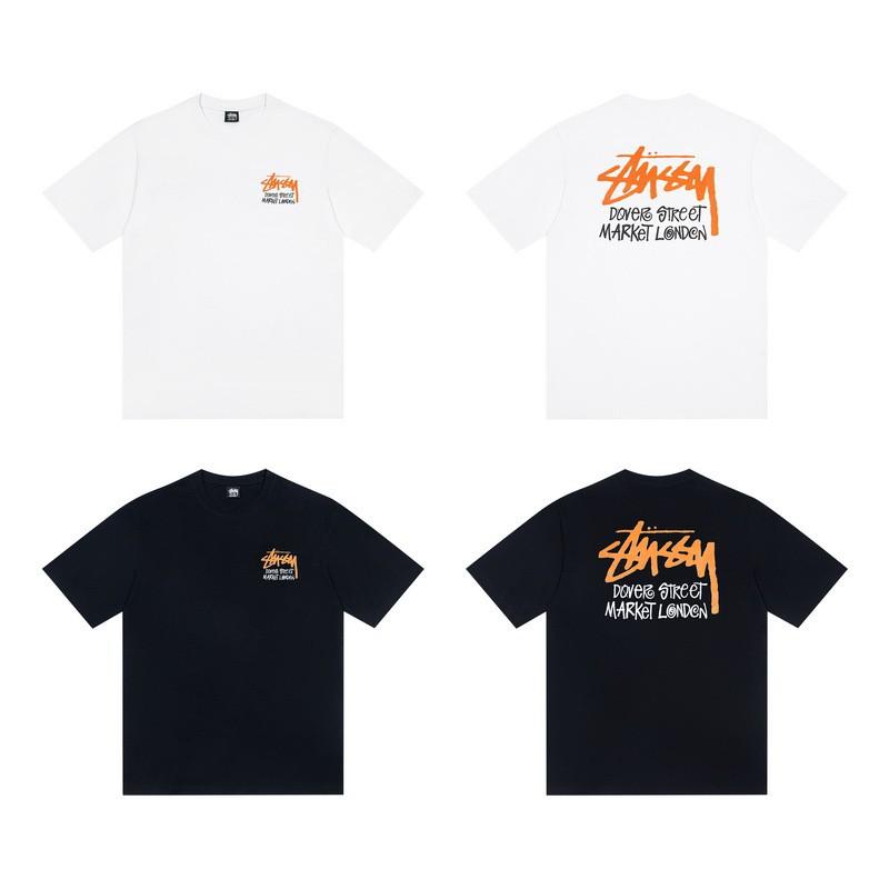 Camiseta de Algodón Unisex de Corte Holgado con Estampado de Letras Camiseta Casual de Manga Corta para Adolescentes y Adultos
