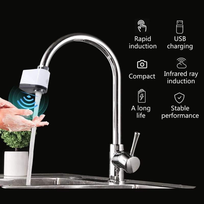 Rubinetto Intelligente con Sensori a Infrarossi, Ricarica Magnetica e Flusso Delicato di Bollicine per un Efficiente Risparmio Idrico