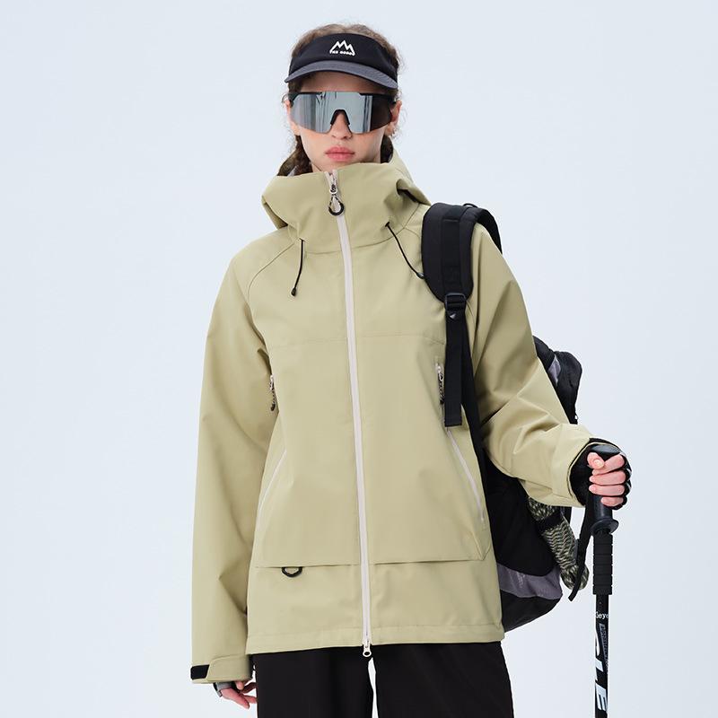 

Women s 2025 Spring/Autumn Windproof Outdoor Jacket for Hiking and Travel M