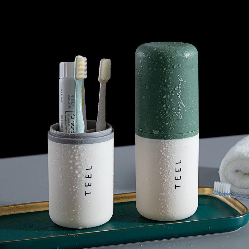 Travel Wash Cup & Toothbrush Storage Set