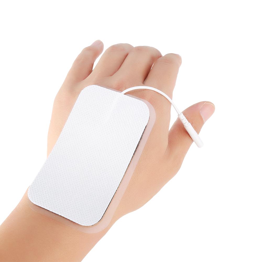 2Pcs Reusable Replacement Self adhesive Health Care Electrode Pads for Tens Massager
