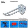 Wall-Mounted Pegboard Hook Display Rack