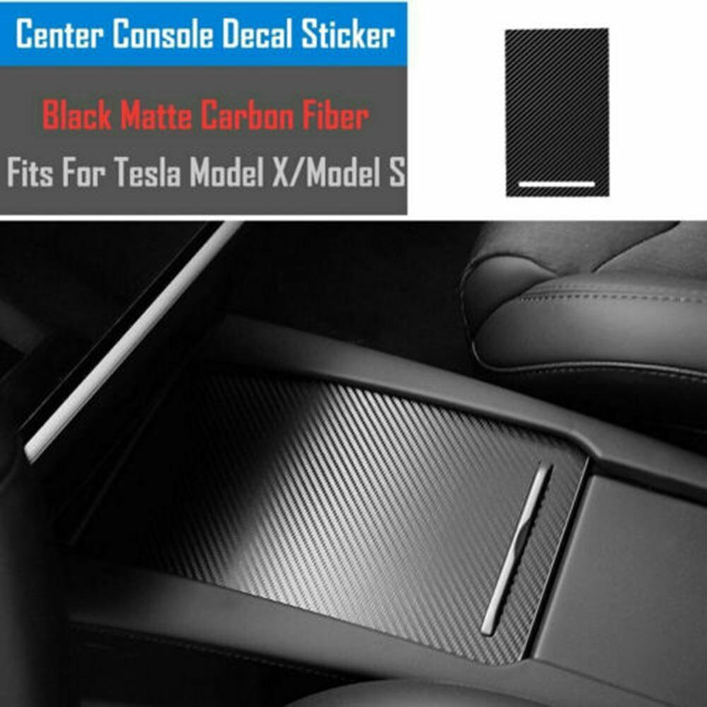 Interior Stickers Center Console Carbon Fiber Look