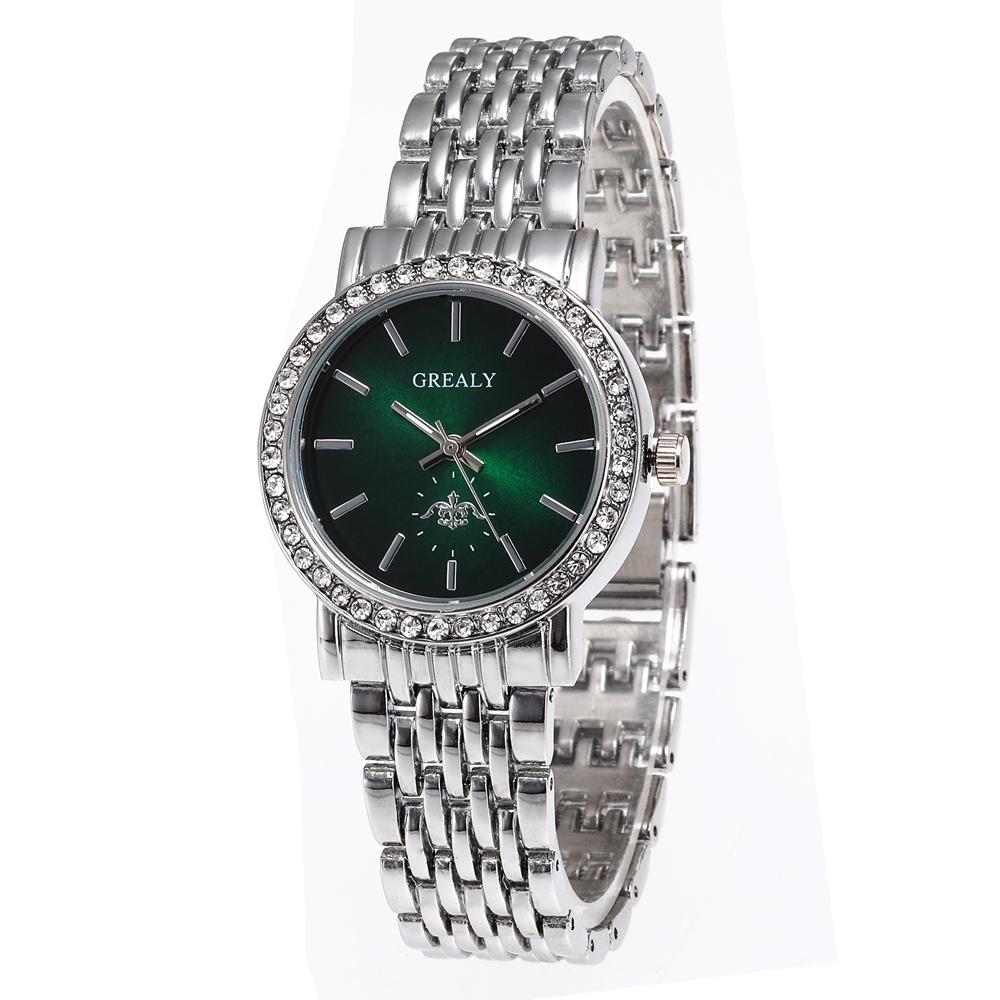 New Fashion Women Watches Casual Steel Band Wristwatch Scale Diamond Men Quartz Watch Stainless Steel Leisure Couple Watch Gift