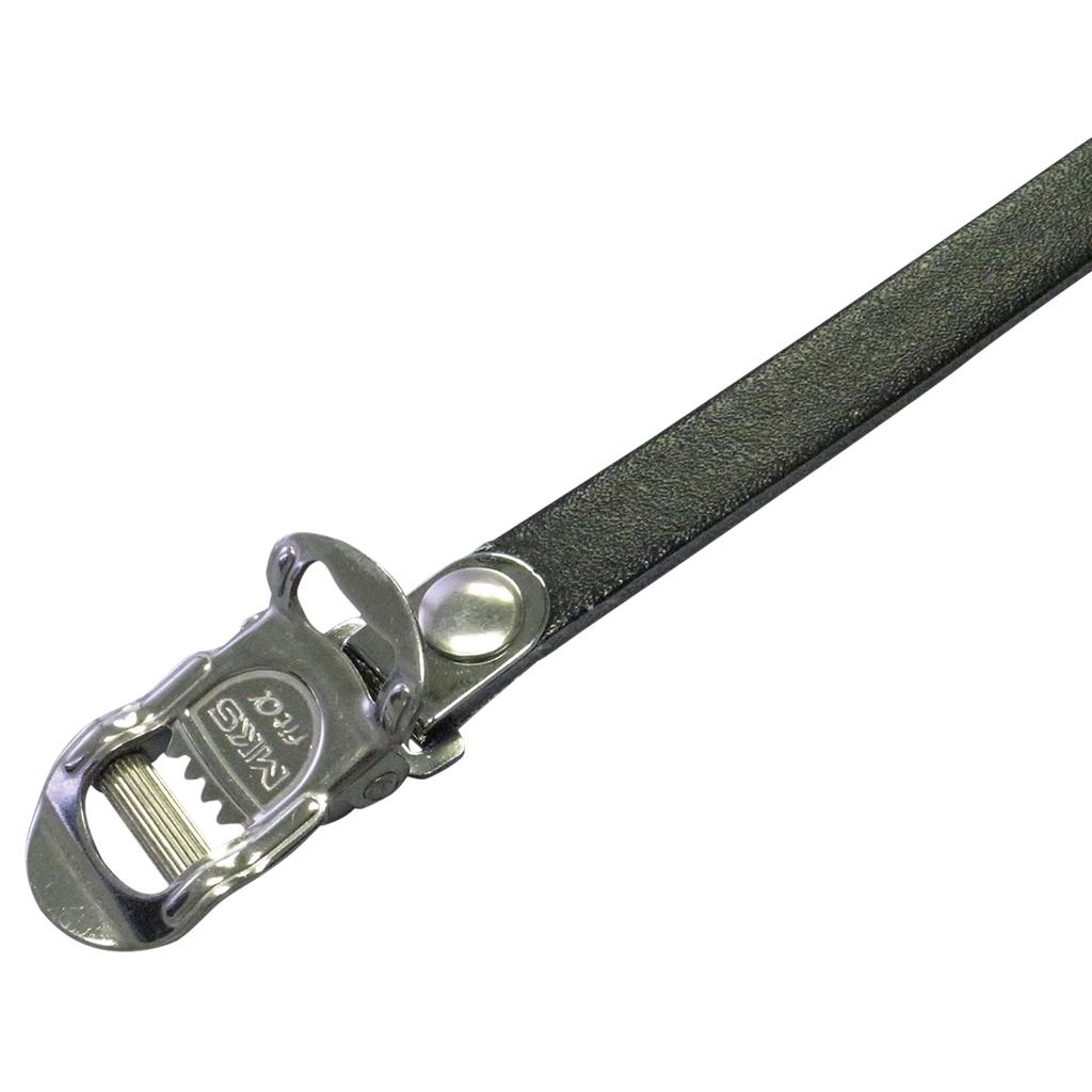 Mikashima Bicycle Toe Clip Strap SPIRITS Alpha Black (MKS) FIT- (Fit Spirits)