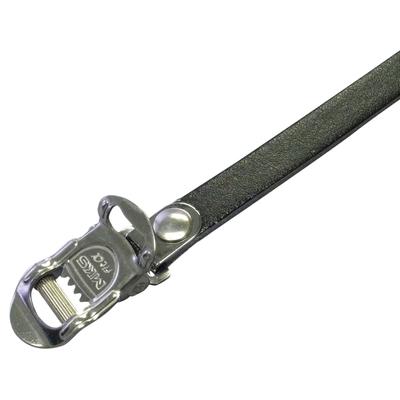 Mikashima Bicycle Toe Clip Strap SPIRITS Alpha Black (MKS) FIT- (Fit Spirits)